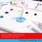 MEEDEN Ceramic Tray Palette, Ceramic Artist Paint Palette, Porcelain Mixing Tray for Watercolor Gouache Painting, Large Mixing Area White Rectangle Tray for Painting Large Artwork